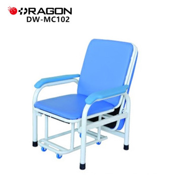 DW-MC102 Luxurious hospital fold patient accompany bed chair